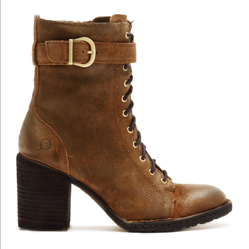 Born Cass Suede High Heeled Boots (with box)